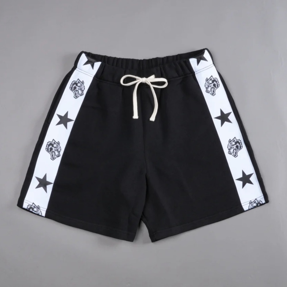 WOLVES ROADSTER SWEAT SHORTS IN
BLACK/WHITE